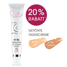 Calu Kosmetik: 20 % Rabatt auf die getönte Tagescreme.