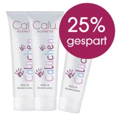 3 x Calüchen Kindercreme 75 ml Tube